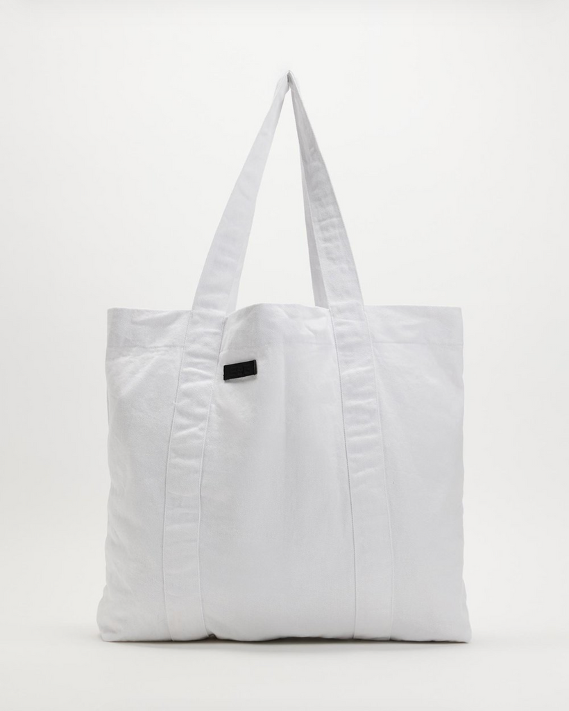 SPHENE - Denim Tote Bag - White