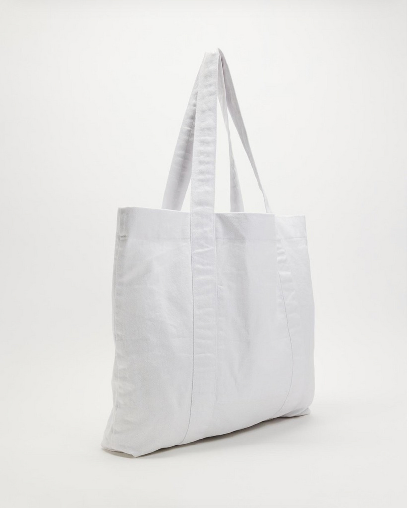 SPHENE - Denim Tote Bag - White
