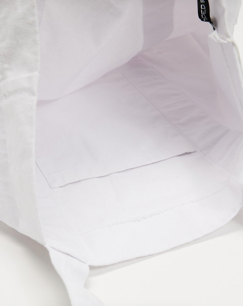 SPHENE - Denim Tote Bag - White