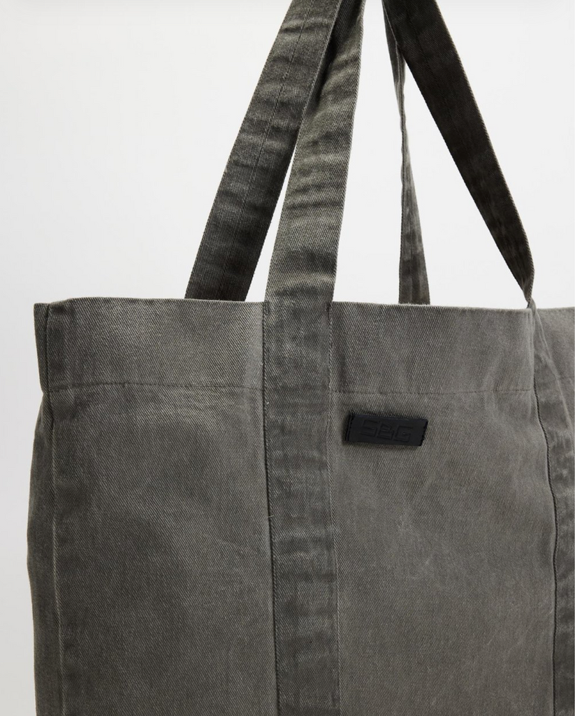 SPHENE - Denim Tote Bag - Dark Grey Pigment