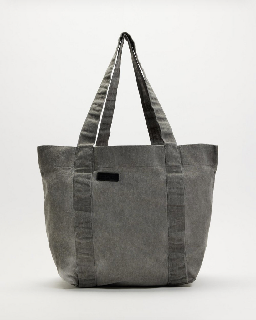 WEEKSITE - Denim Tote Bag - Dark Grey Pigment