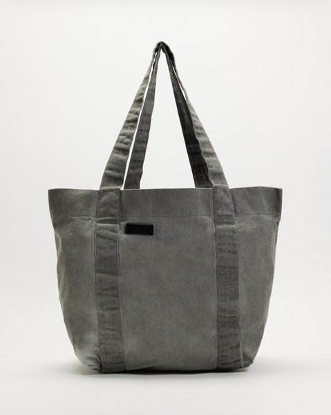 WEEKSITE - Denim Tote Bag - Dark Grey Pigment