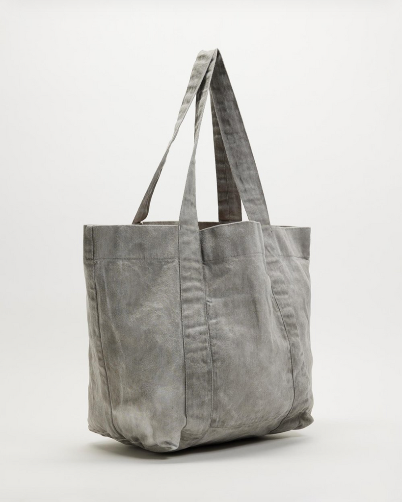 WEEKSITE - Denim Tote Bag - Grey Pigment