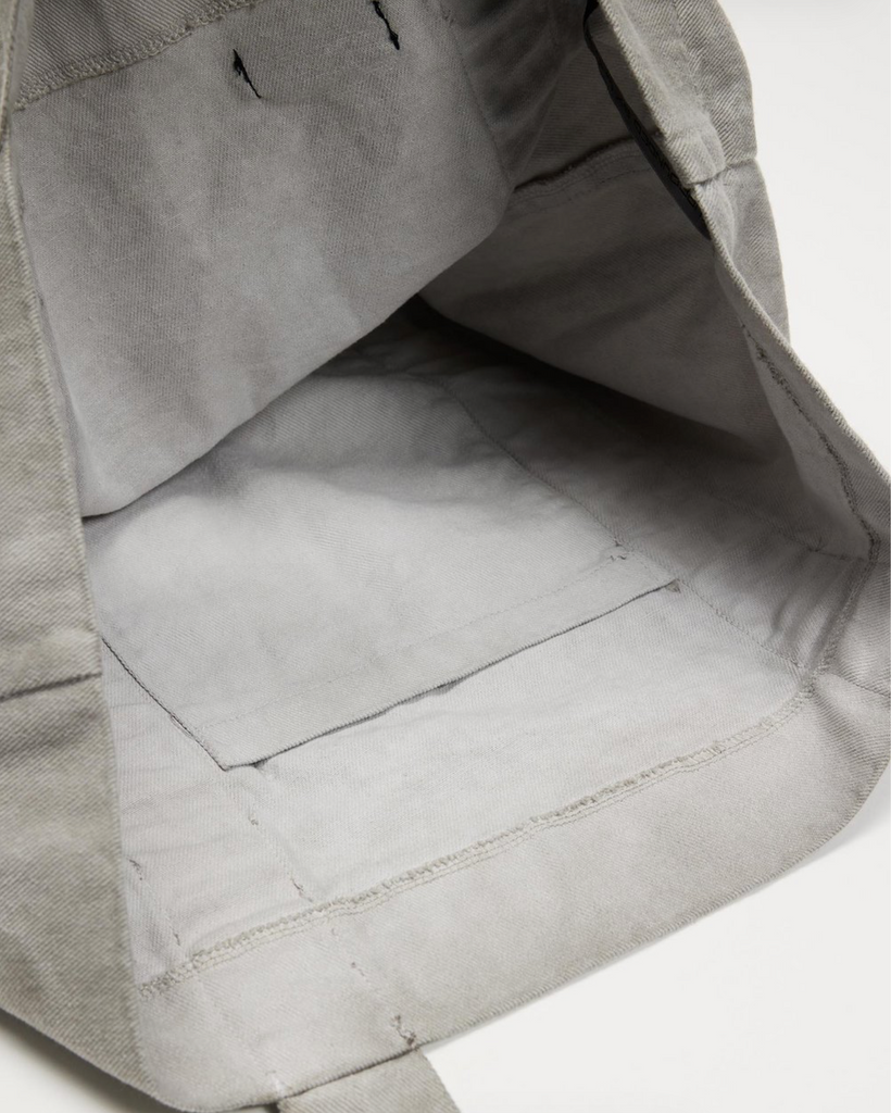 WEEKSITE - Denim Tote Bag - Grey Pigment
