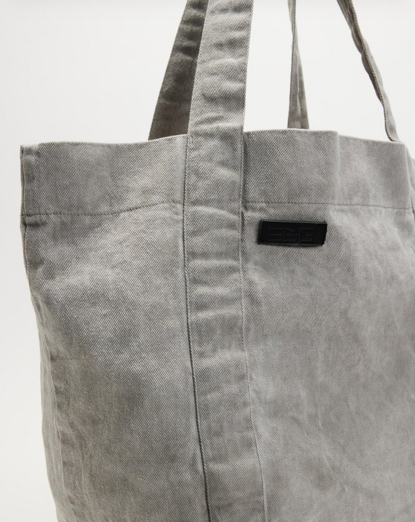 WEEKSITE - Denim Tote Bag - Grey Pigment