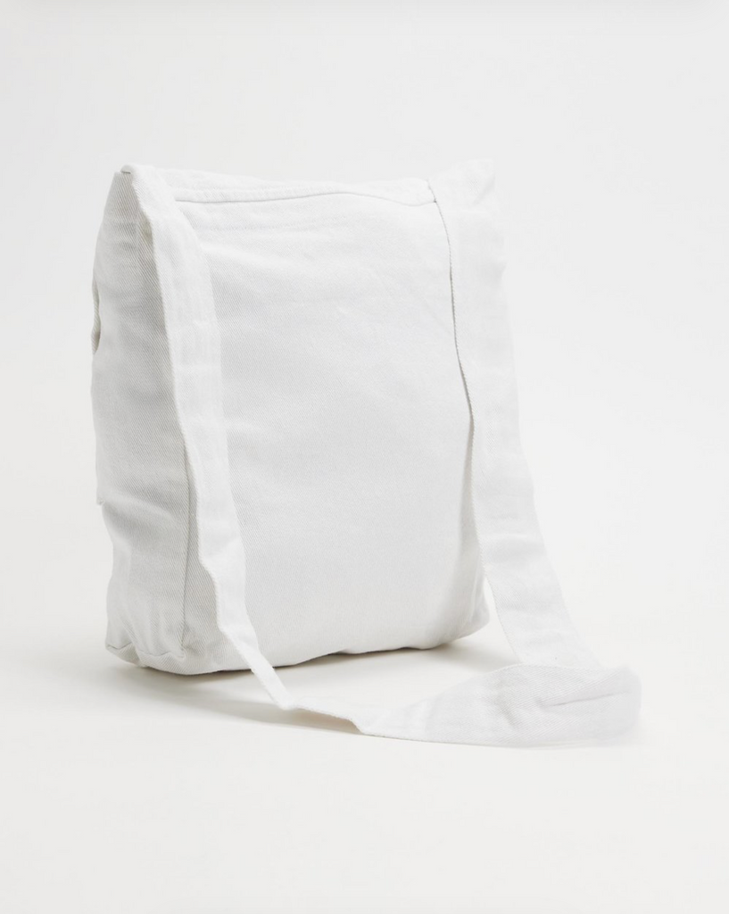 FLUORSPAR - Denim Shoulder Bag - White