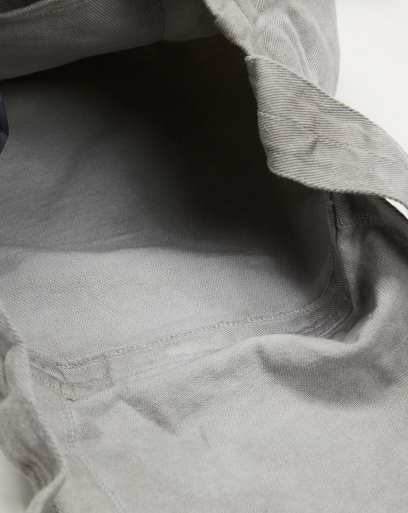 FLUORSPAR - Denim Shoulder Bag - Grey Pigment