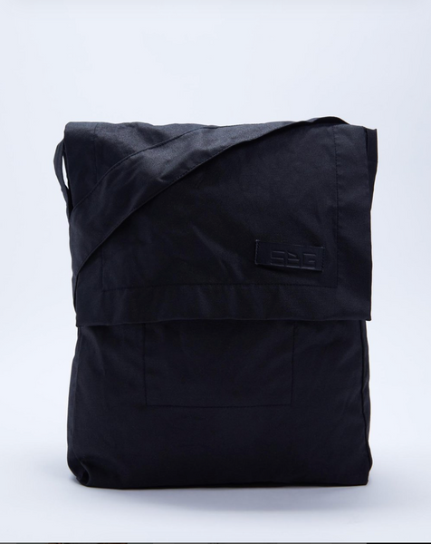 FLUORSPAR - Coated Canvas Shoulder Bag - Black
