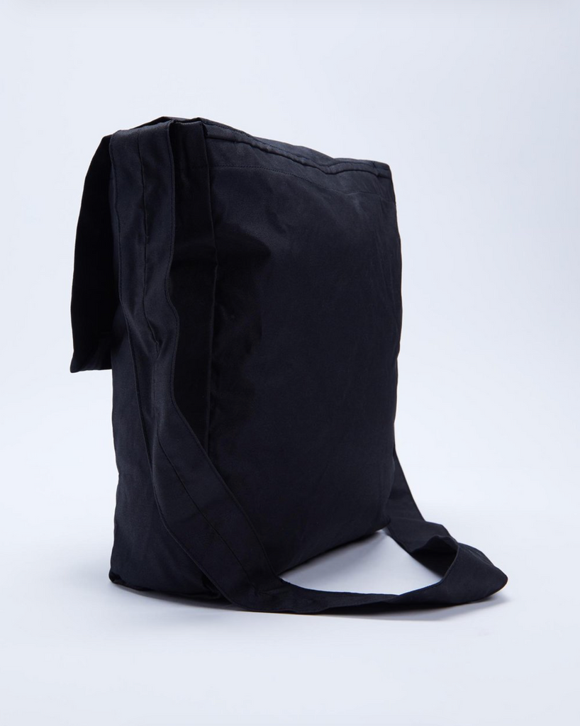 FLUORSPAR - Coated Canvas Shoulder Bag - Black