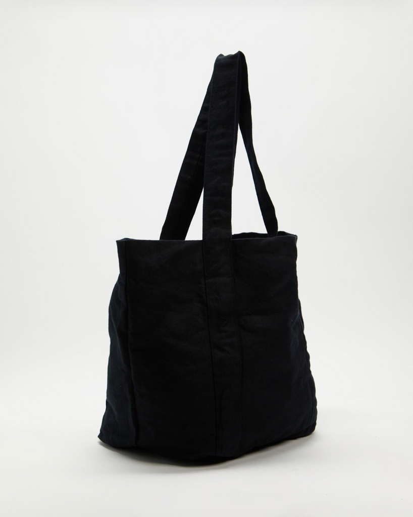WEEKSITE - Canvas Tote Bag - Black