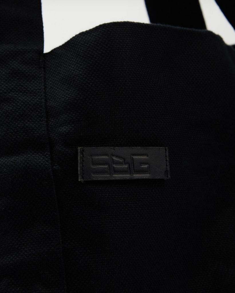 WEEKSITE - Canvas Tote Bag - Black