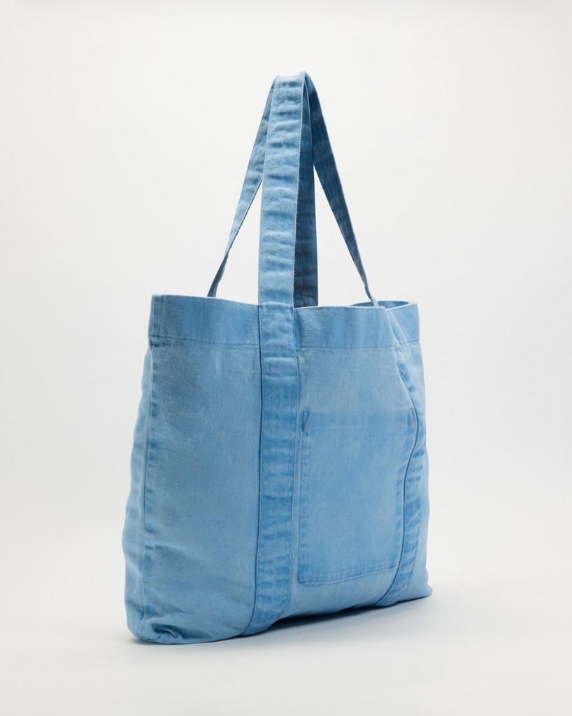 SPHENE - Denim Tote Bag - Blue Pigment