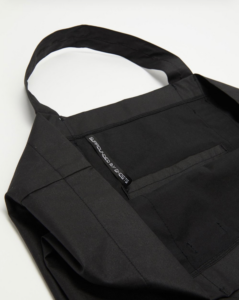 KOSMOCHLOR - Coated Canvas Tote Bag - Black