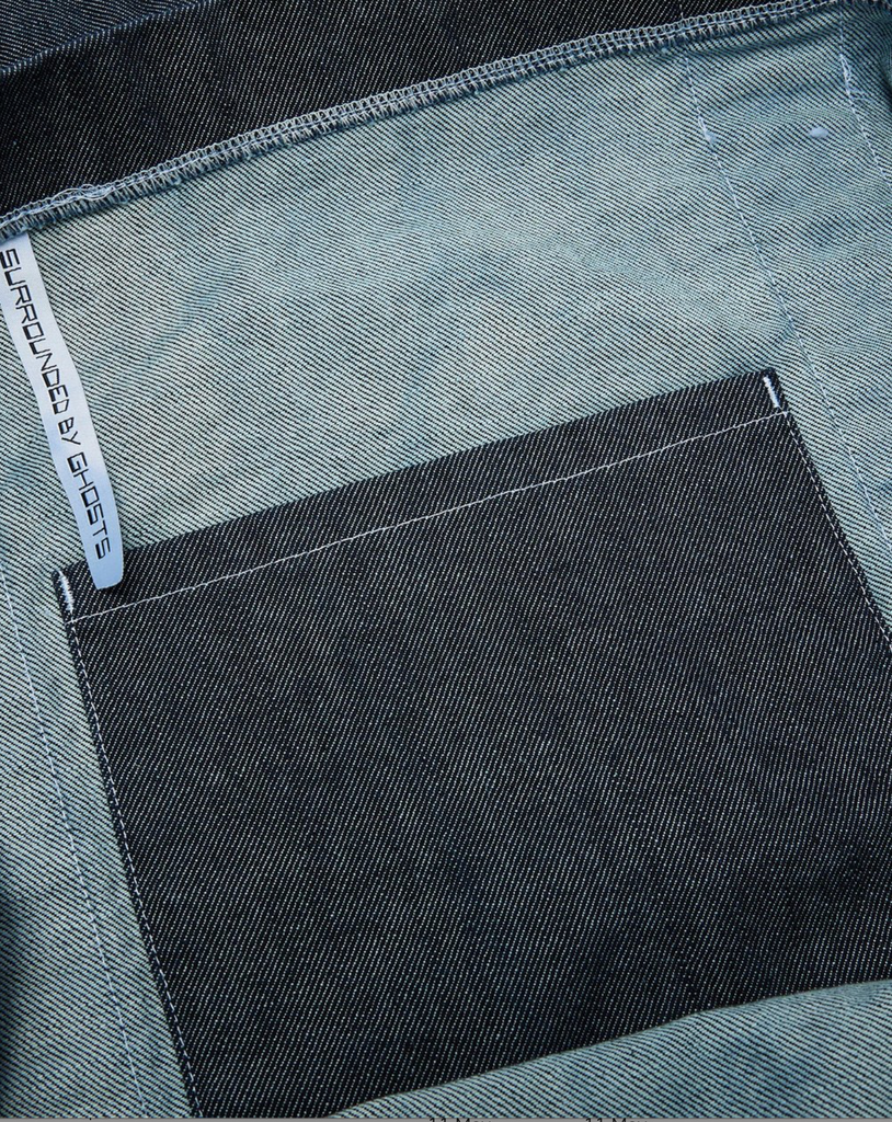 KOSMOCHLOR - Denim Tote Bag - Raw Indigo