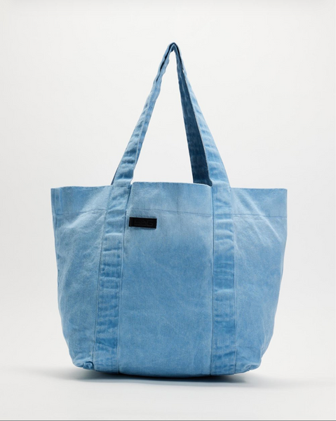 WEEKSITE - Denim Tote Bag - Blue Pigment