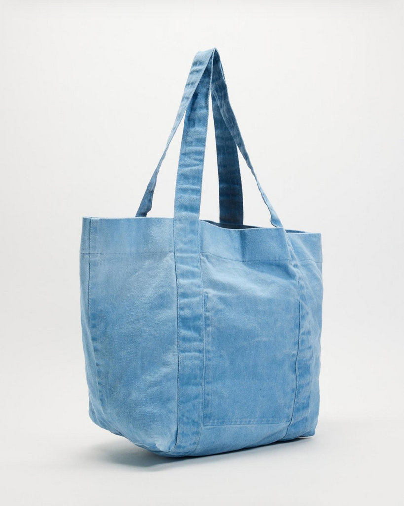 WEEKSITE - Denim Tote Bag - Blue Pigment