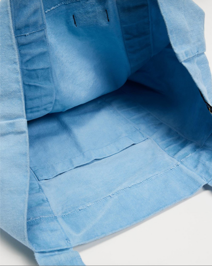 WEEKSITE - Denim Tote Bag - Blue Pigment