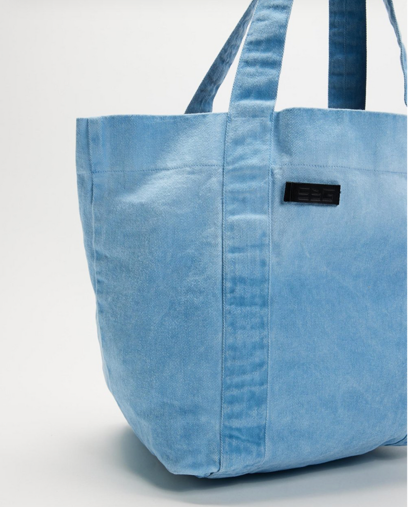 WEEKSITE - Denim Tote Bag - Blue Pigment