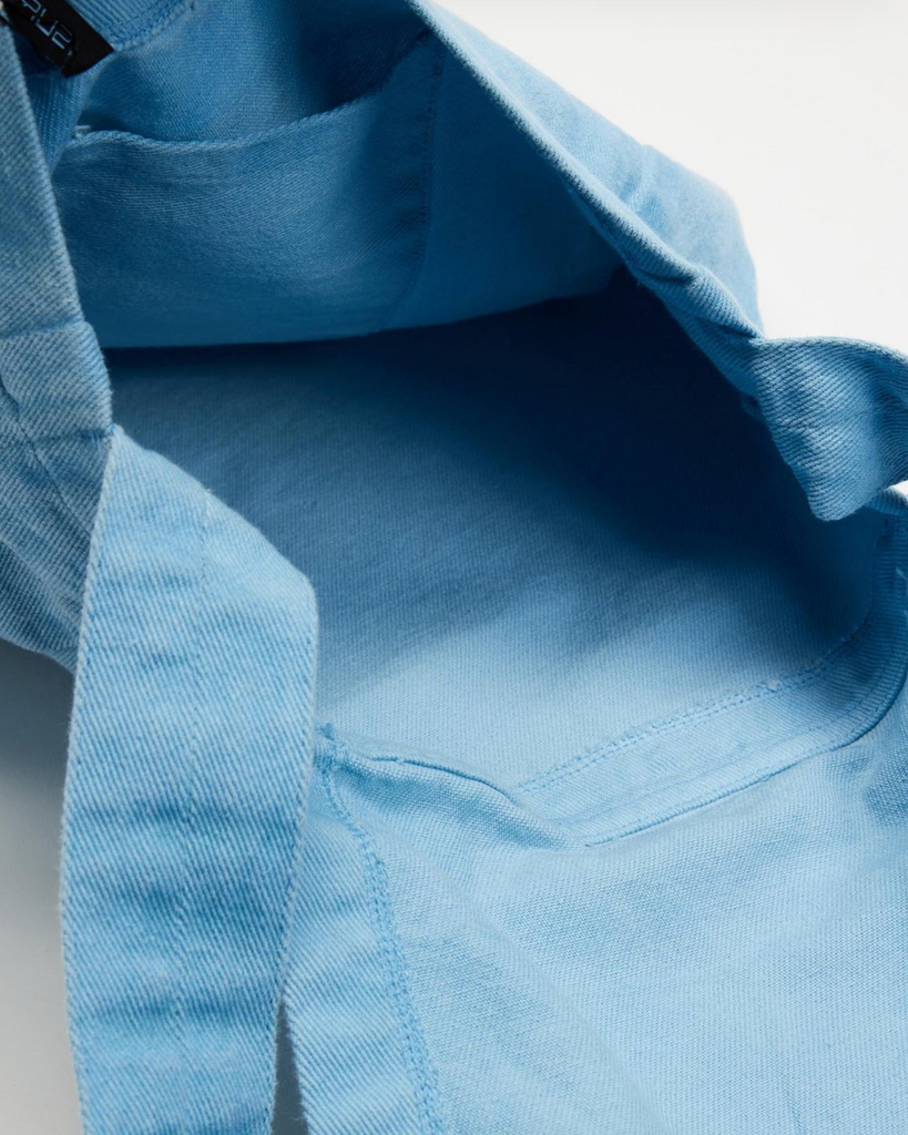 FLUORSPAR - Denim Shoulder Bag - Blue Pigment