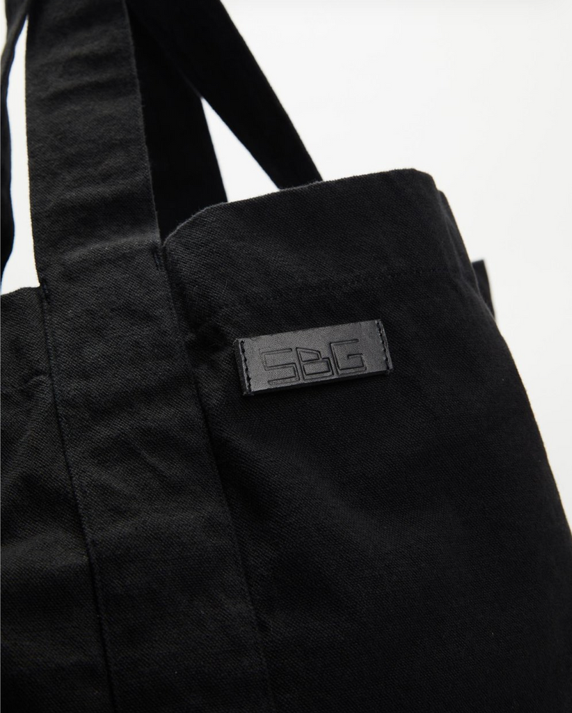 KOSMOCHLOR - Canvas Tote Bag - Black