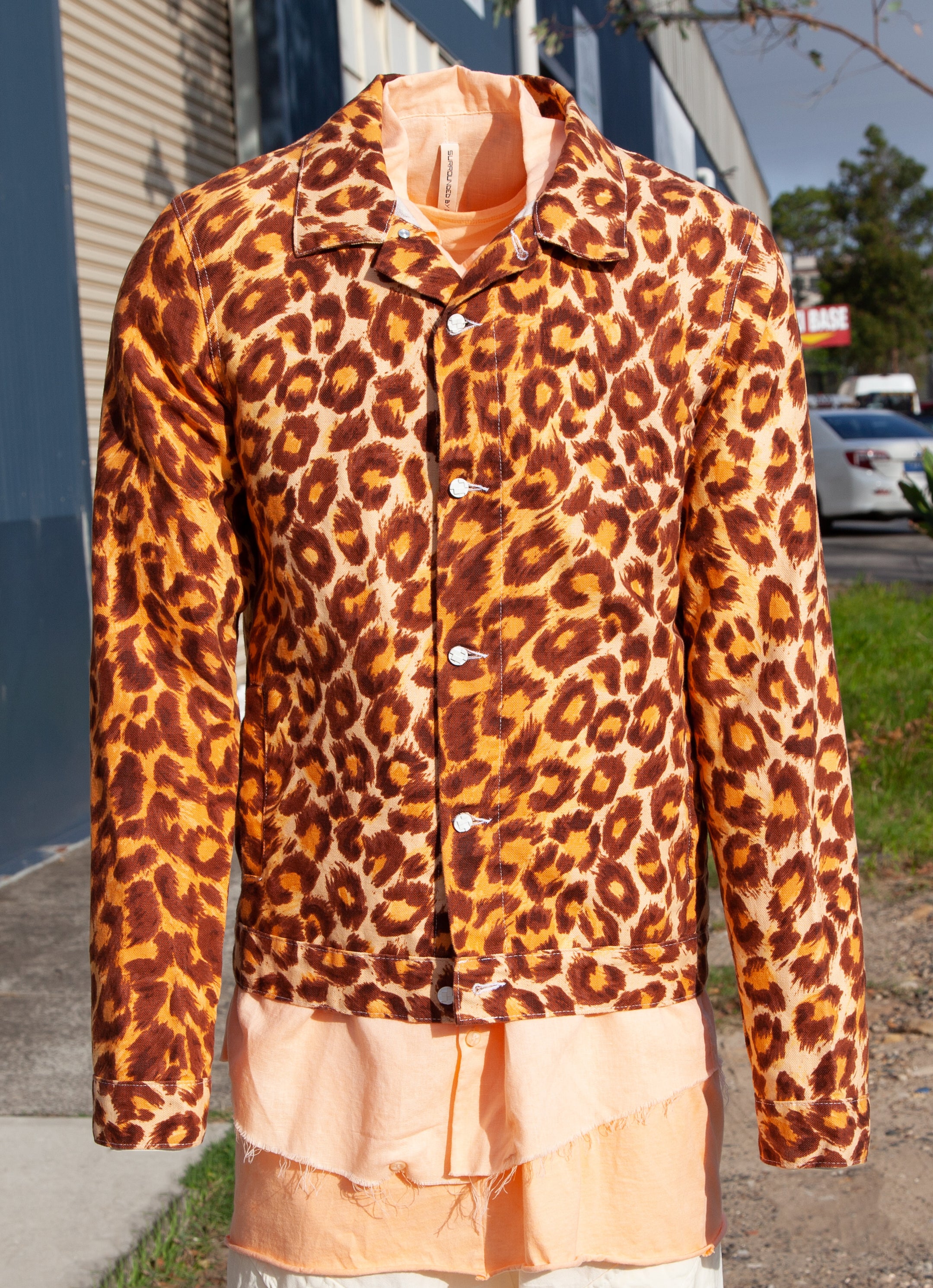 Cinnabar - Canvas Jacket - Leopard